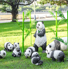 五只熊貓